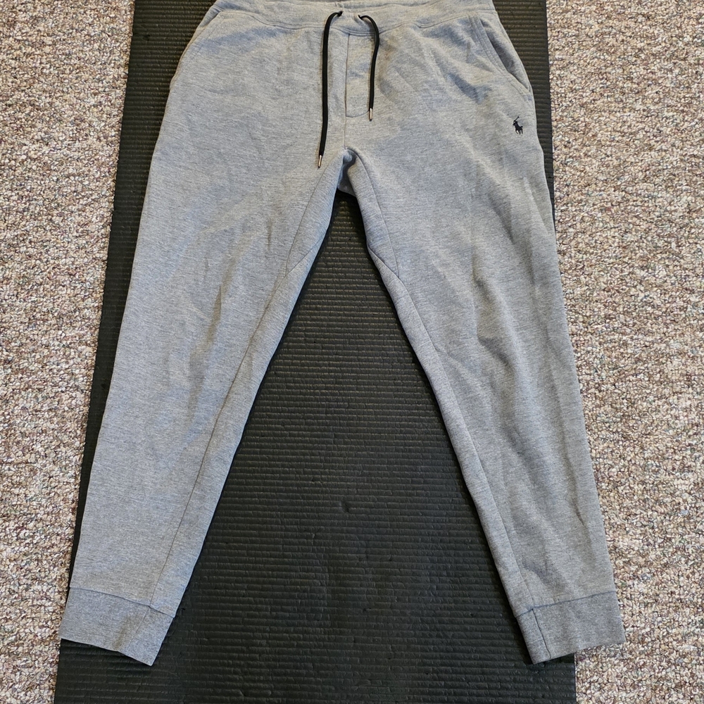 Men's Gray Polo Jogger Sweatpants Sz. M